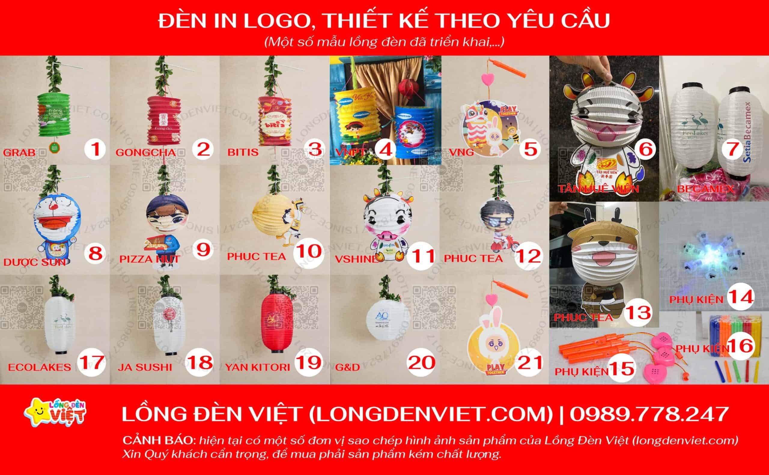 Đèn In Logo | Lồng Đèn Việt